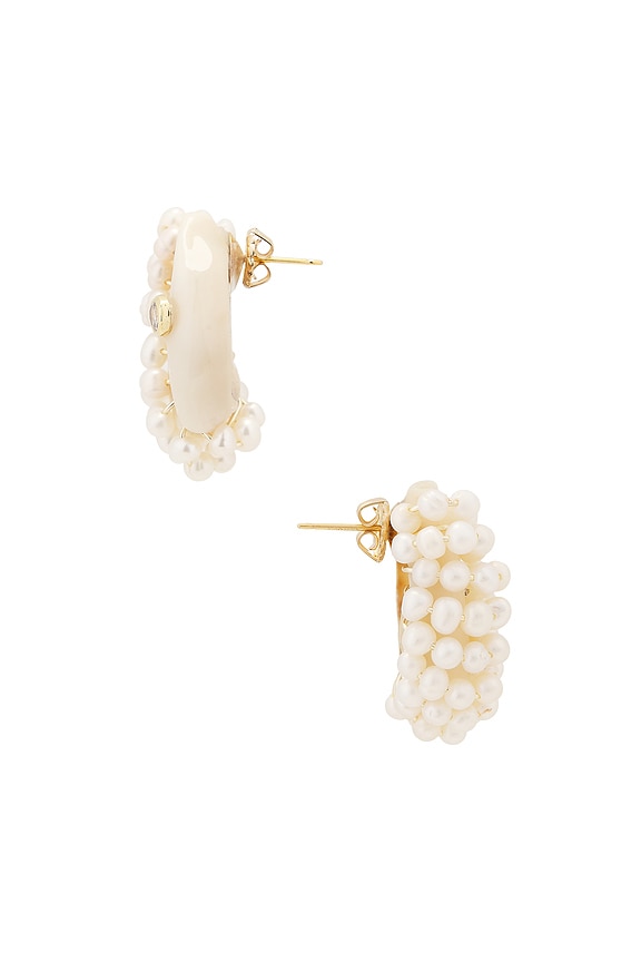 view 2 of 3 PENDIENTES CONGO in White