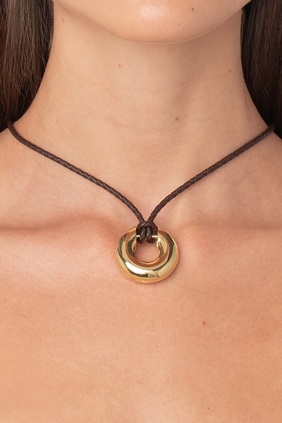 view 2 of 2 Charlie Necklace in Gold