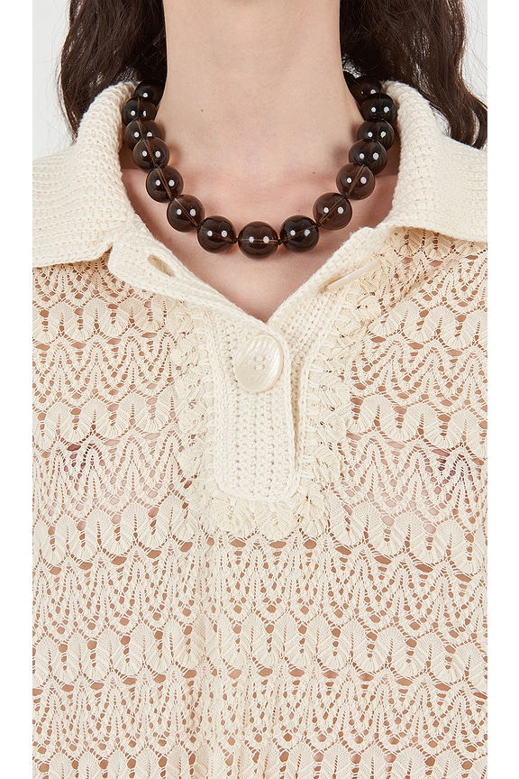 view 2 of 2 Fez Necklace in Smokey Quartz