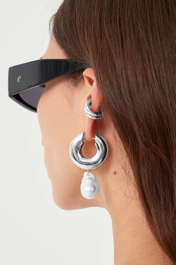 view 2 of 2 Perla Earring in Silver