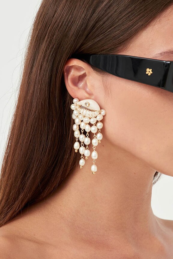 view 2 of 2 Delphin Clip-on Earring in Pearl
