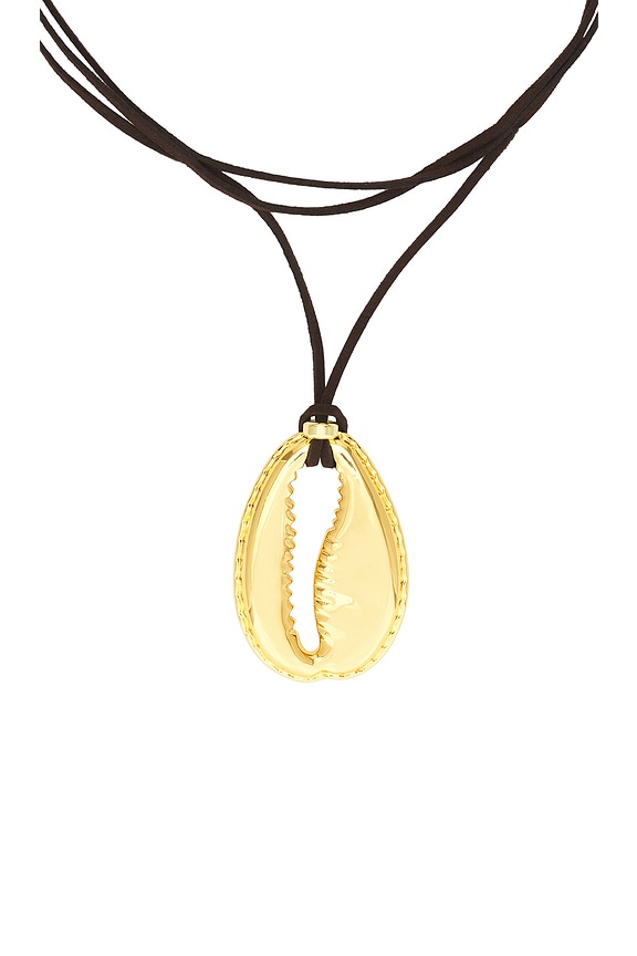 view 2 of 5 CONCHA 랩 목걸이 in Gold Plated