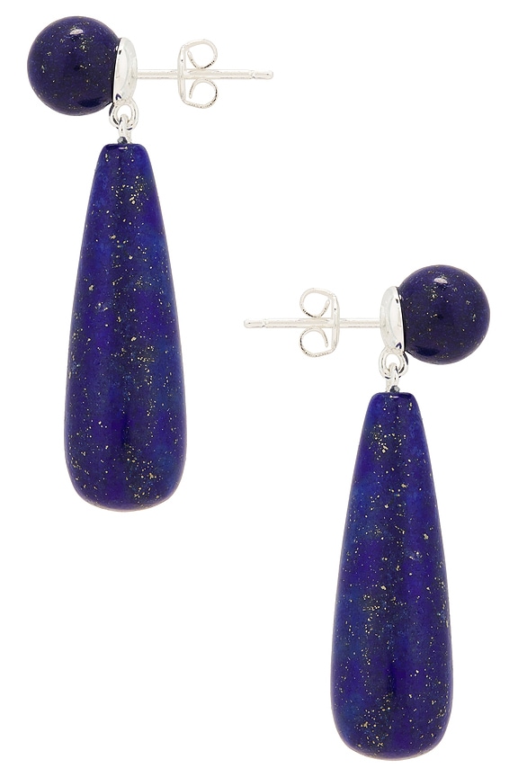 view 2 of 3 Cora Earrings in Lapis