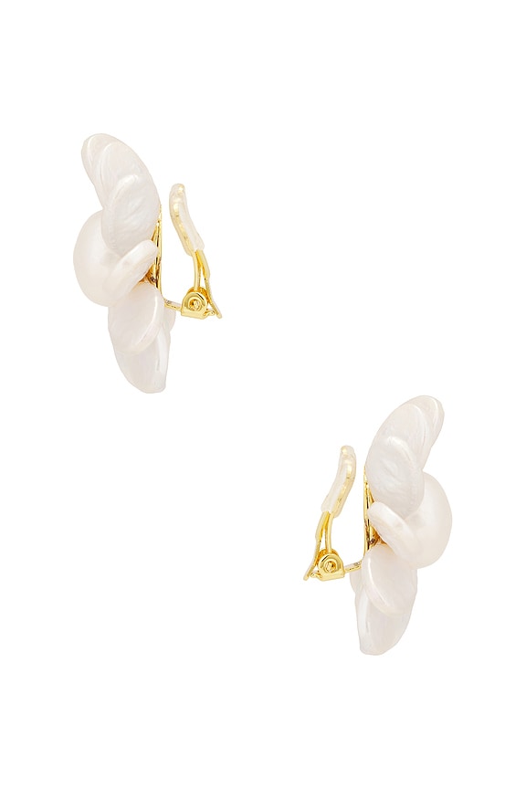 view 2 of 3 Maisie Earrings in White