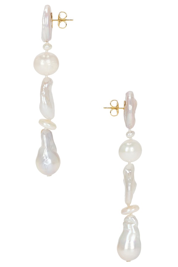 view 2 of 2 Lele Earrings in White