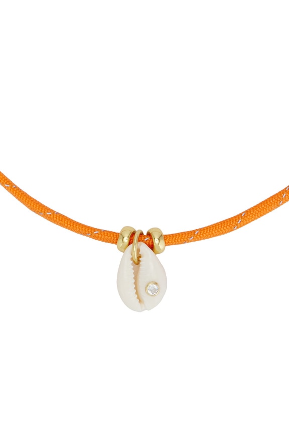 view 2 of 3 Cabo Necklace in Orange