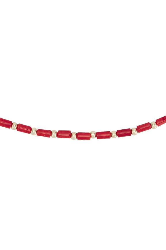 view 2 of 3 COLLAR LOUKA in Red