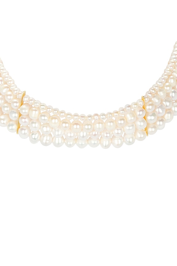 view 2 of 3 Camille Necklace in White