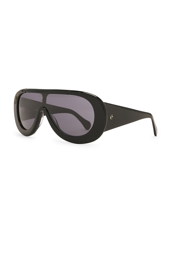 view 2 of 3 Navigator Sunglasses in Black & Grey Lens