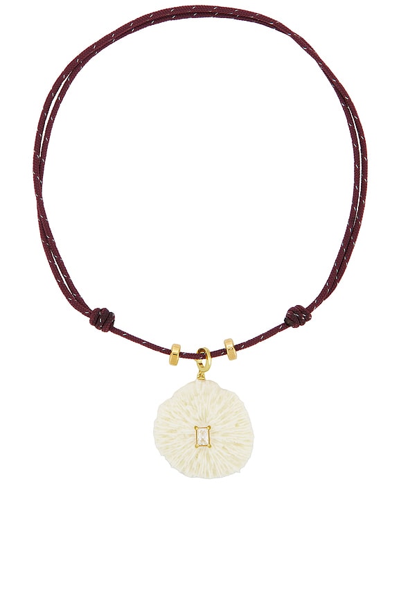 view 1 of 3 Coral Necklace in Purple