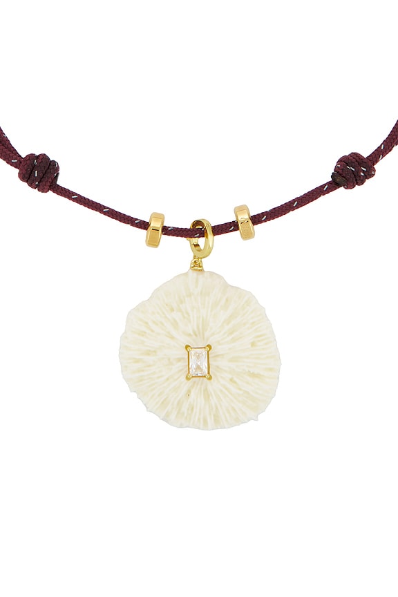 view 2 of 3 Coral Necklace in Purple