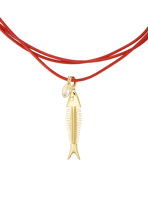 view 2 of 3 COLLIER SPINA in Red