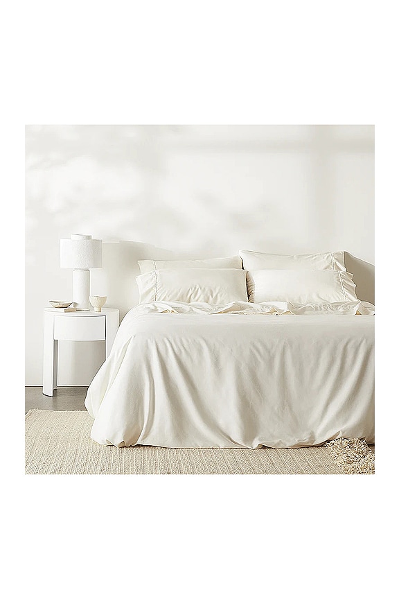 view 2 of 4 Linen+ Duvet Cover in Stone