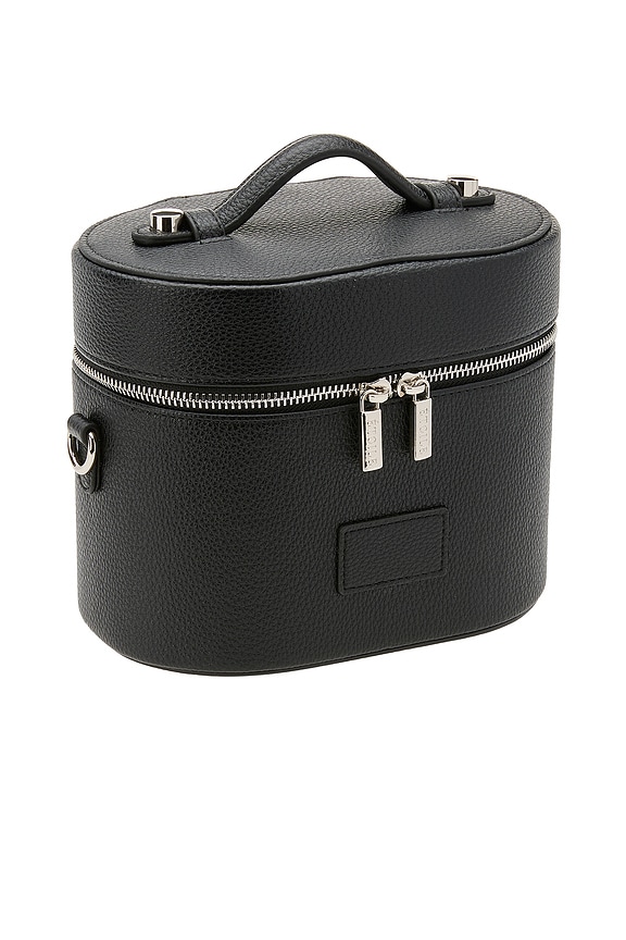 view 2 of 6 Oval Toiletry Case in Black