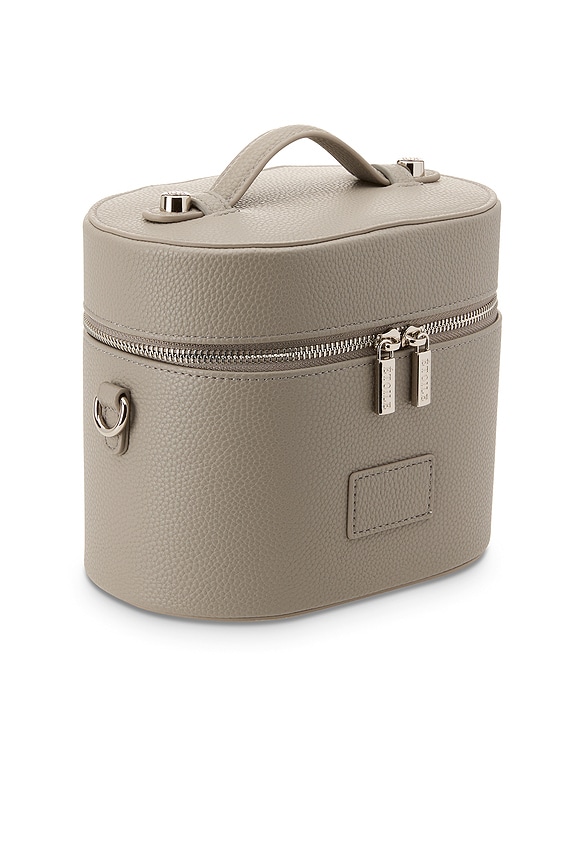 view 2 of 5 Oval Toiletry Case in Pebble