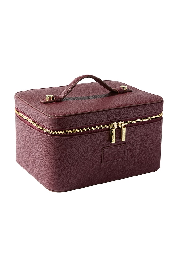 view 2 of 4 NECESER VANITY CASE in Burgundy