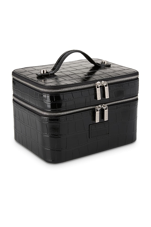 view 2 of 5 DUO VANITY DUO VANITY CASE in Noir Croc