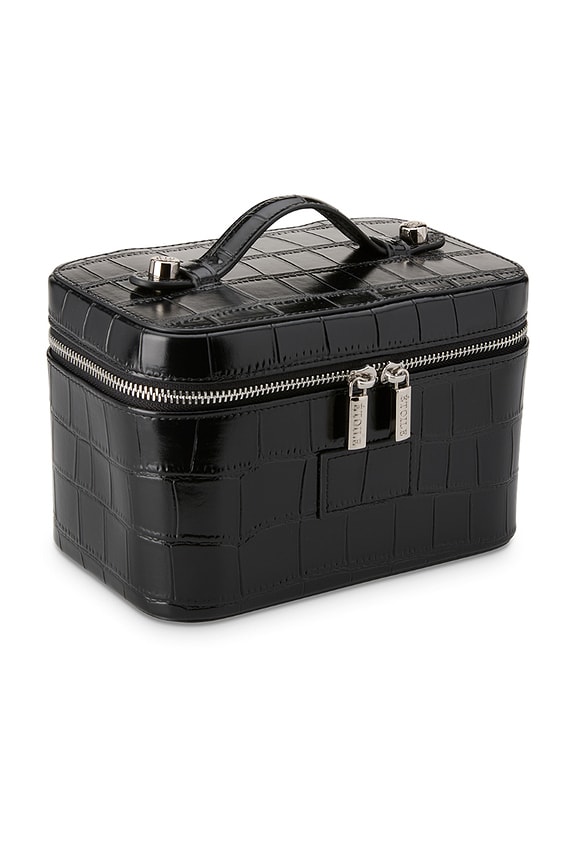 view 2 of 7 Mini Vanity Case in Noir Croc