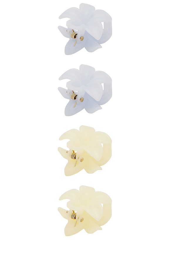 view 2 of 3 Baby Super Bloom Clip Set in Jelly Cloud & Jelly Lemon
