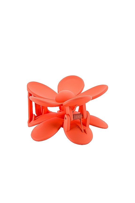 view 2 of 2 Big Daisy Clip in Clementine