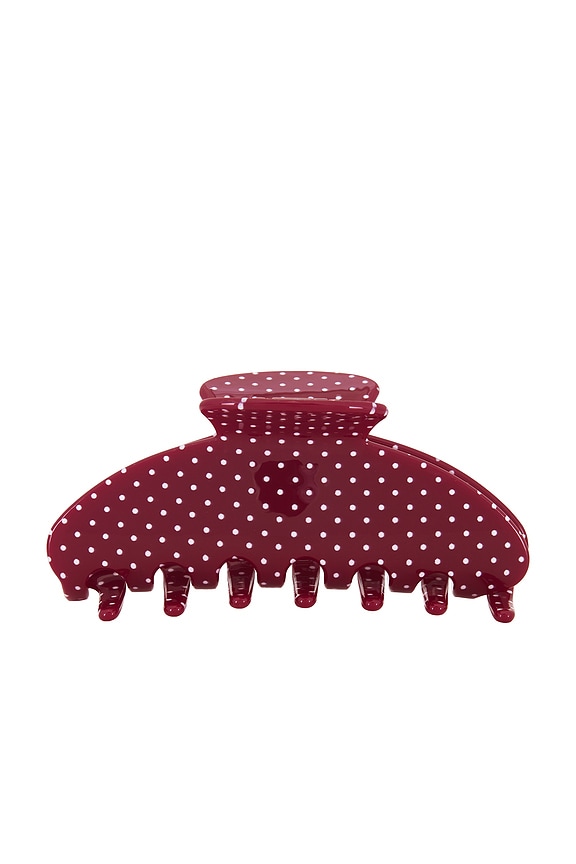 view 2 of 3 BARRETTE À CHEVEUX BIG EFFING in Cherry Polka Dot