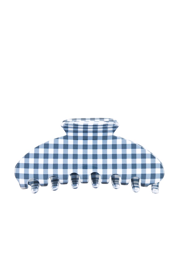 view 2 of 3 Big Effing Clip in Navy Gingham