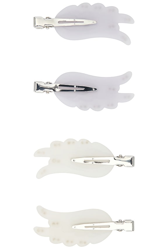 view 2 of 2 Angel Popstar Clips in Lilac Smoke