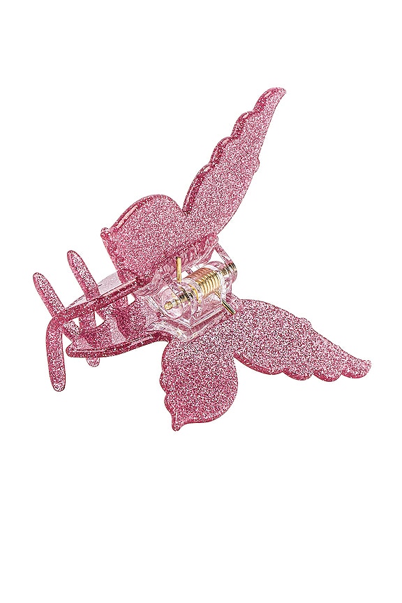 view 2 of 2 Holiday Papillon Clip in Pink