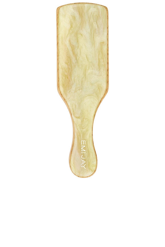 view 2 of 4 Mini Boar Bristle Brush in Lemon Sugar