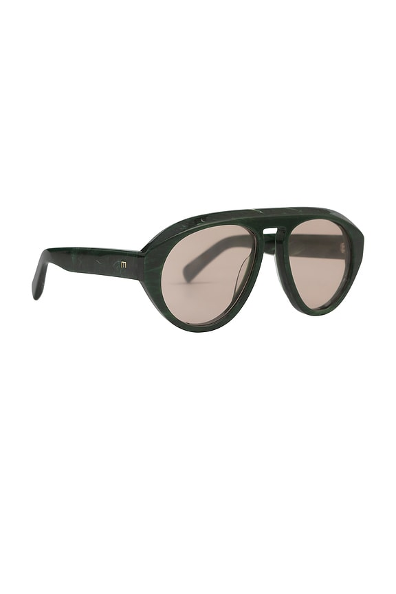 view 2 of 3 Val Sunglasses in Green Tortoise