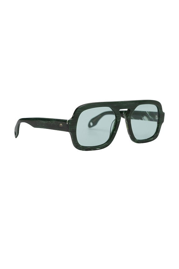 view 2 of 3 GAFAS DE SOL JANE in Green Tortoise