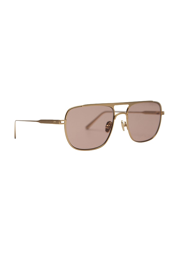 view 2 of 3 GAFAS DE SOL JANE in Gold & Amber
