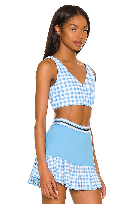 view 2 of 4 We Stand Proud Sports Bra in Bonnie Blue Gingham
