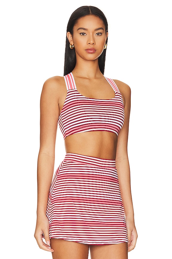 view 2 of 4 SUJETADOR DEPORTE CUTE LEAGUE in Coral Stripe