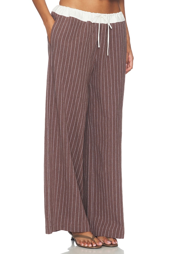 view 2 of 6 PANTALON VERCI  in Sienna Stripe