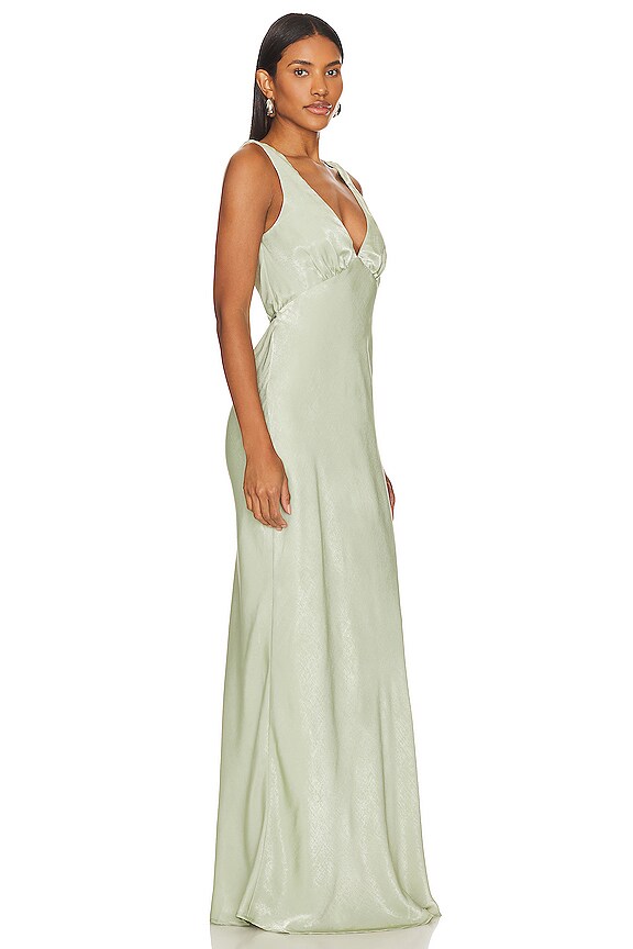 view 2 of 3 ROBE MAXI VIOLET in Sage