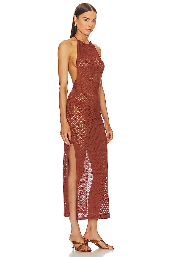 view 2 of 4 Sky Dress in Brick