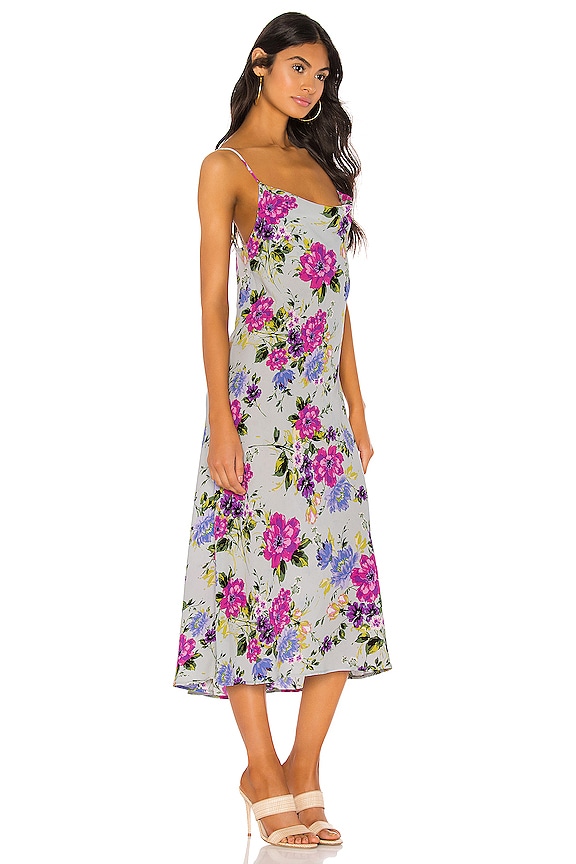 view 2 of 3 Berri Slip Dress in Sky Floral