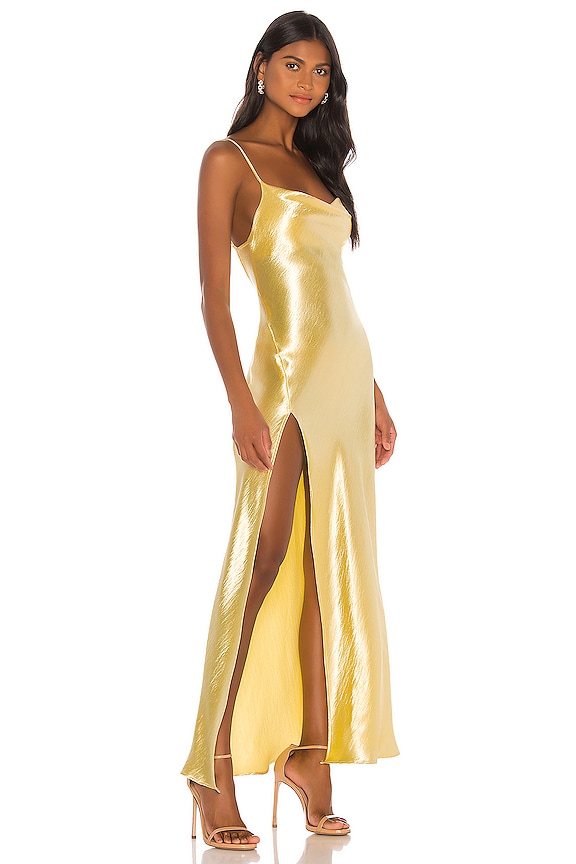 view 2 of 3 River Slip Gown in Butter
