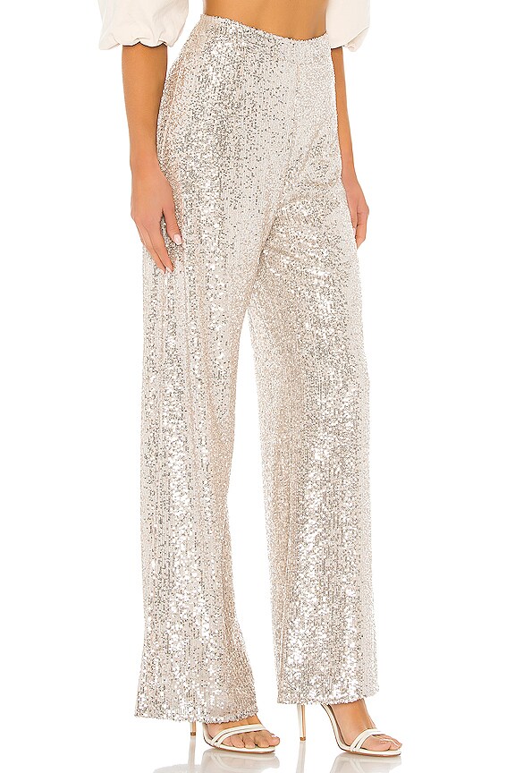 view 2 of 5 Gigi Pant in Silver Sequin