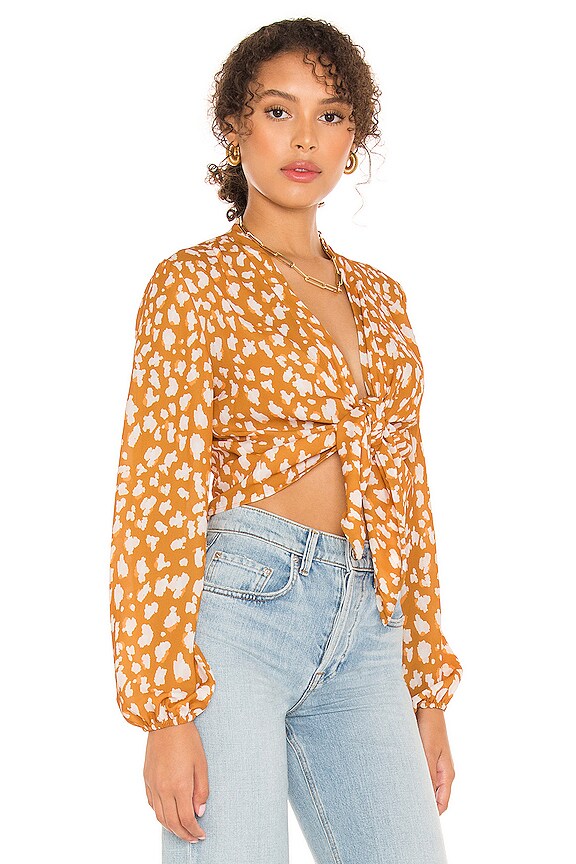 view 2 of 4 Luna Blouse in Brown