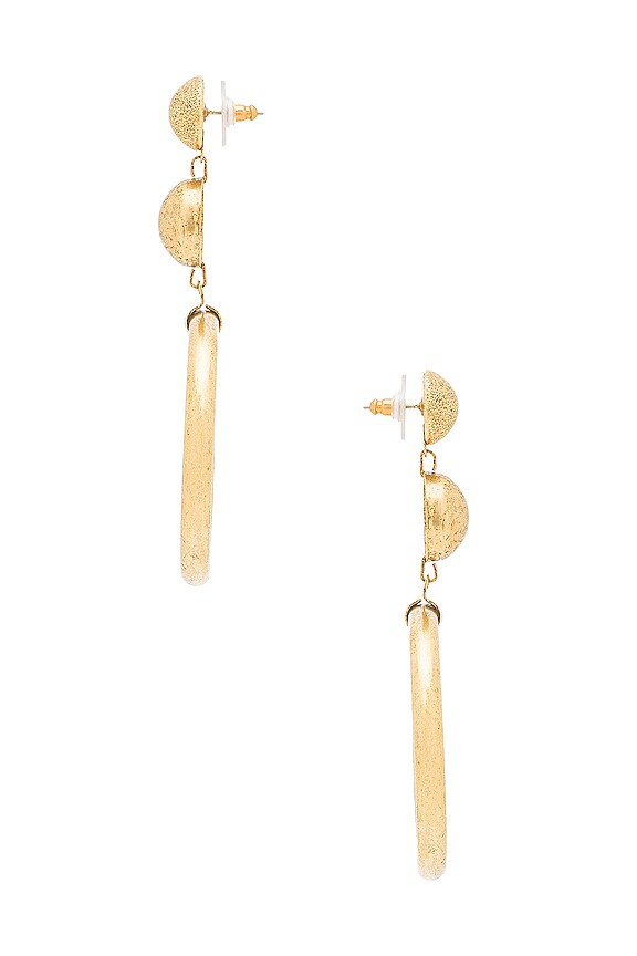 view 2 of 2 Drop Earrings in Gold