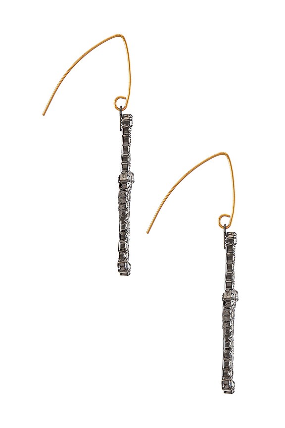 view 2 of 3 PENDIENTES STARLIGHT in Hematite