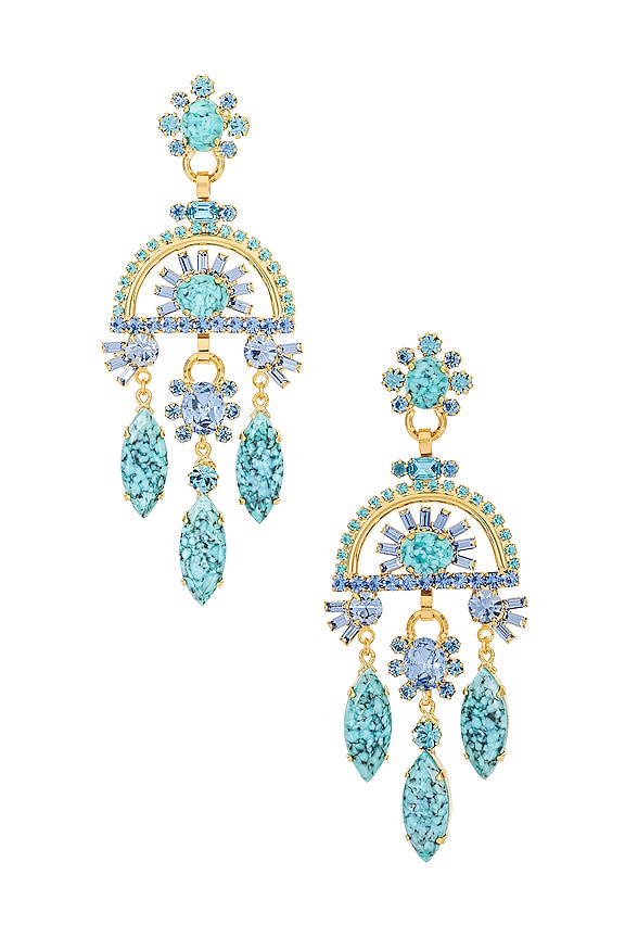 view 2 of 3 СЕРЬГИ CORA in Blue