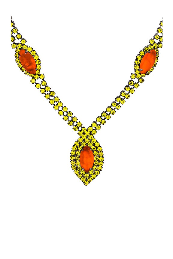 view 2 of 2 Jolene Necklace in Citrus