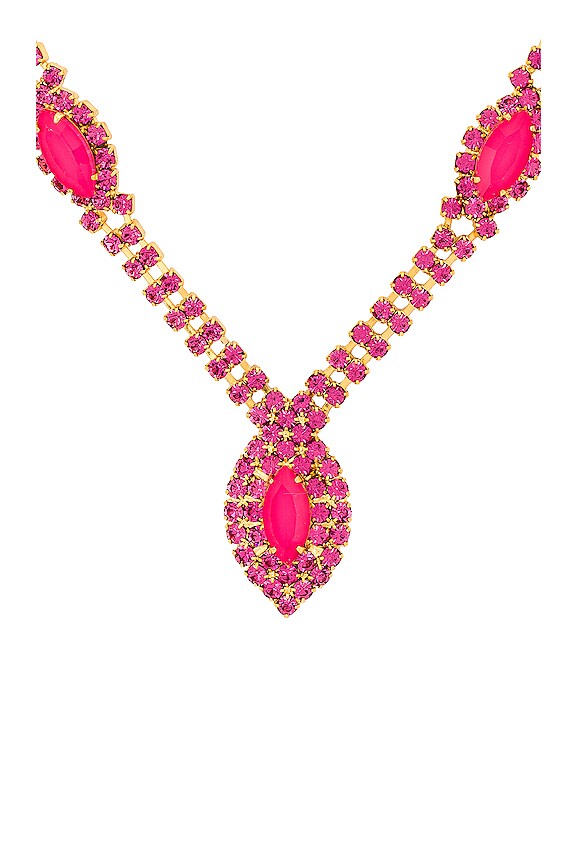 view 2 of 2 Jolene Necklace in Pink