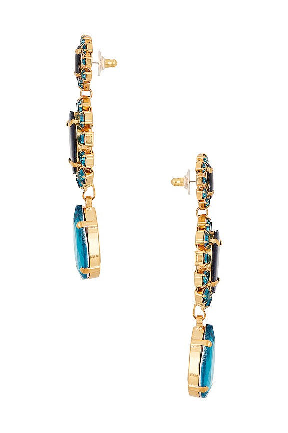 view 2 of 2 PENDIENTES JESSE in Blue