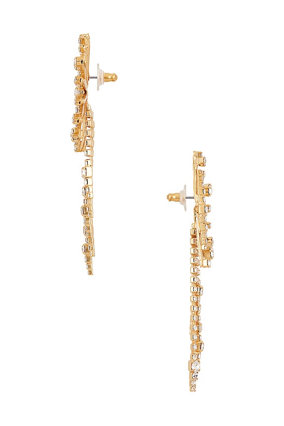 view 2 of 2 СЕРЬГИ CRESSIDA in Crystal