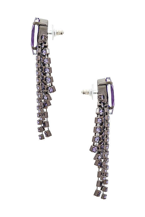 view 2 of 2 Eliana Earrings in Purple