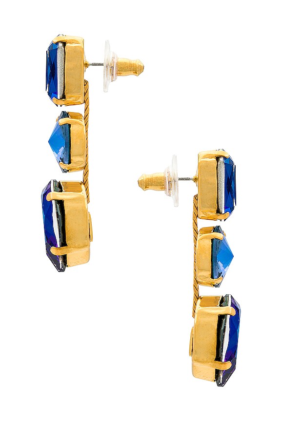 view 2 of 2 Destry Earrings in Bermuda Blue